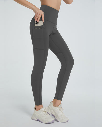 High Waist Active Leggings Dark Gray