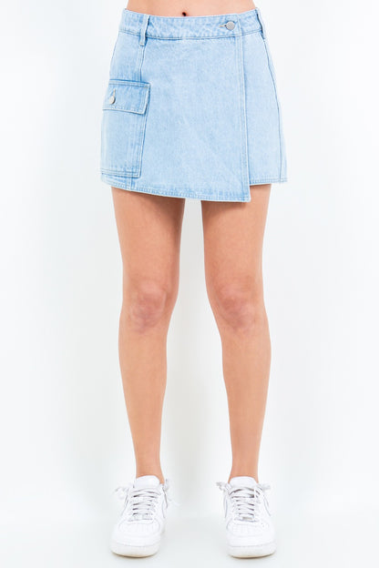 Cargo Pocket Mini Skirt