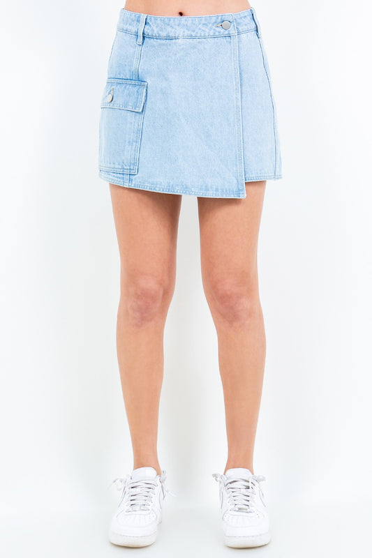 Cargo Pocket Mini Skirt