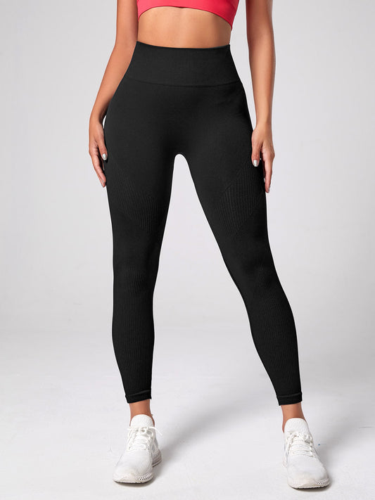 High Waist Active Leggings Black