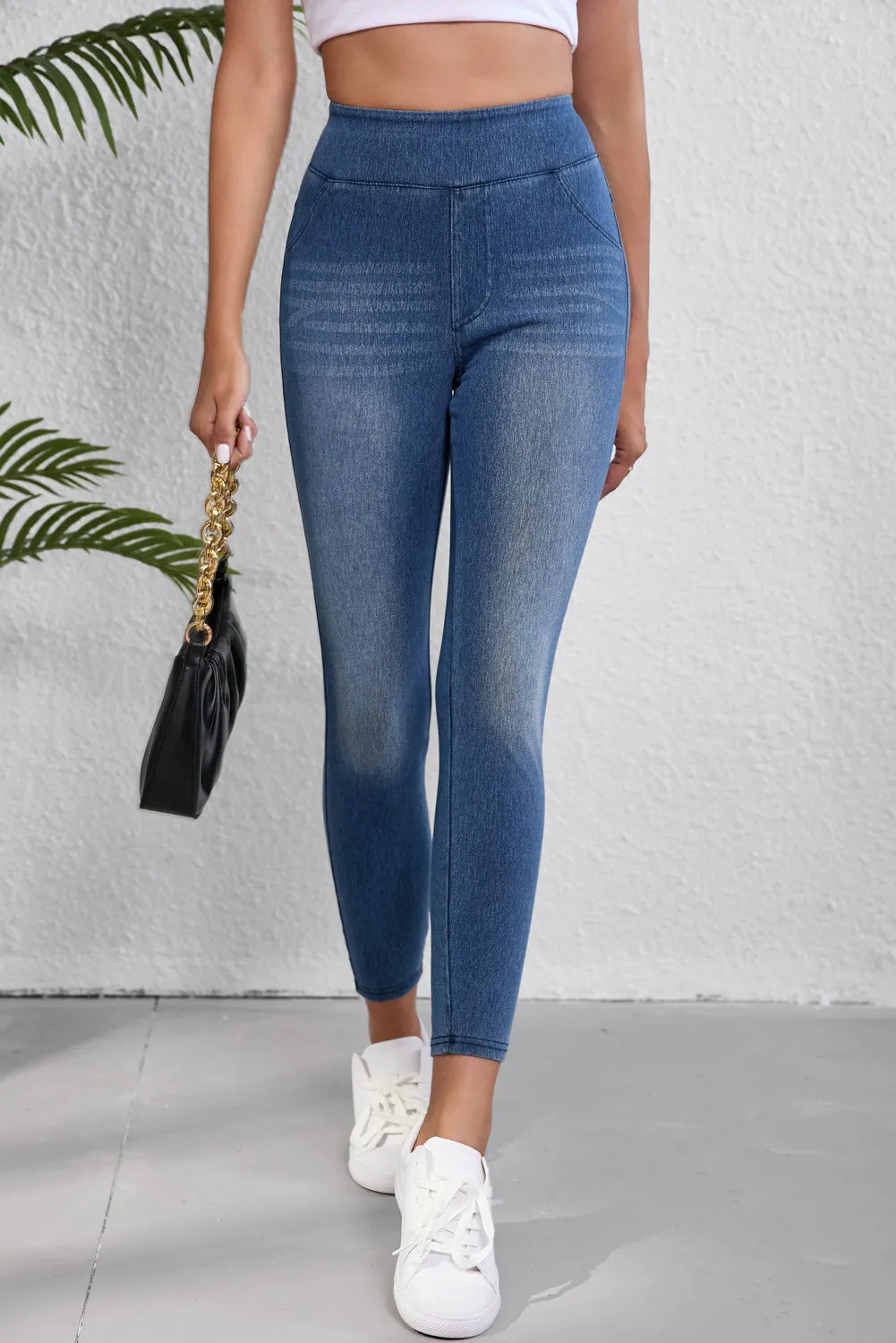 High Waist Skinny Jeans Medium