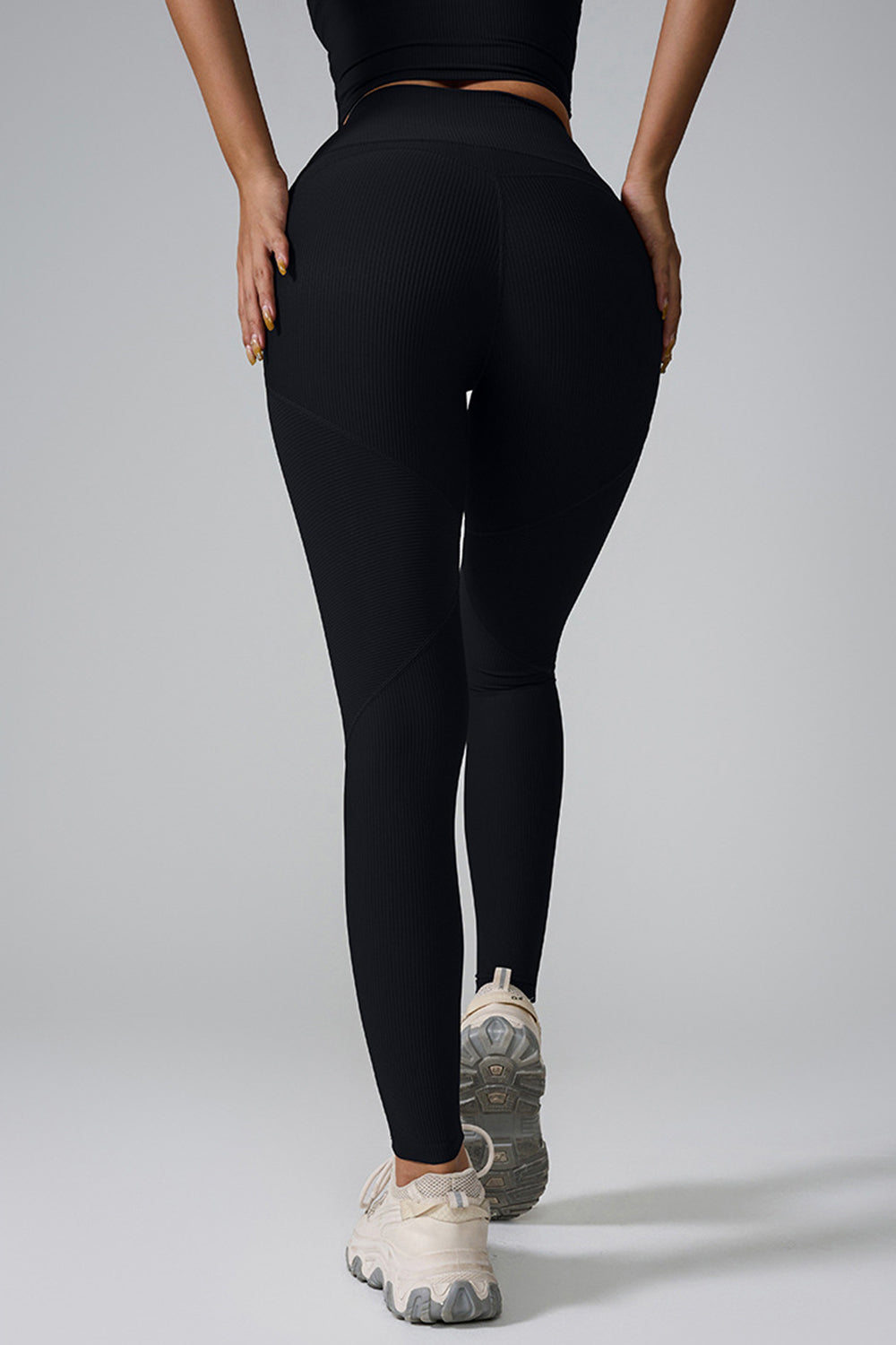 High Waist Active Leggings Black