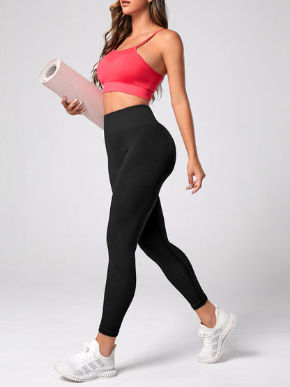 High Waist Active Leggings Black