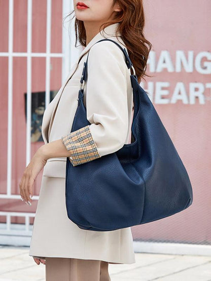 Portable Messenger Casual Retro Foreign Trade Tote Bag Blue F