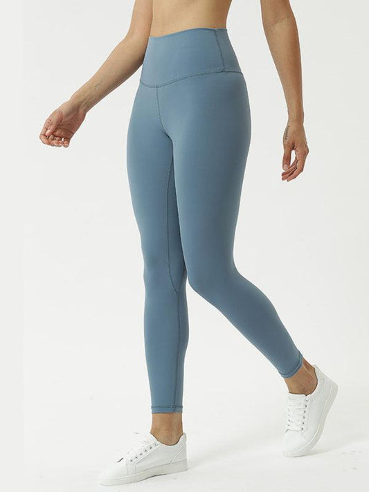 Women's Four Seasons Leisure Knit Leggings in Nylon Blue