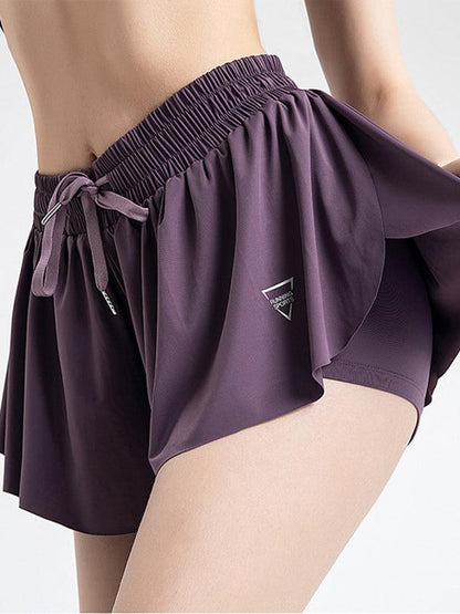 Yoga Skirt With Shorts - 2 in 1 Active Skirt