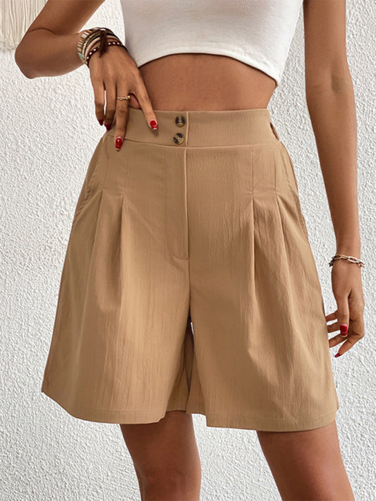 New Loose Pants Casual Ladies High Waist Wide Leg Shorts