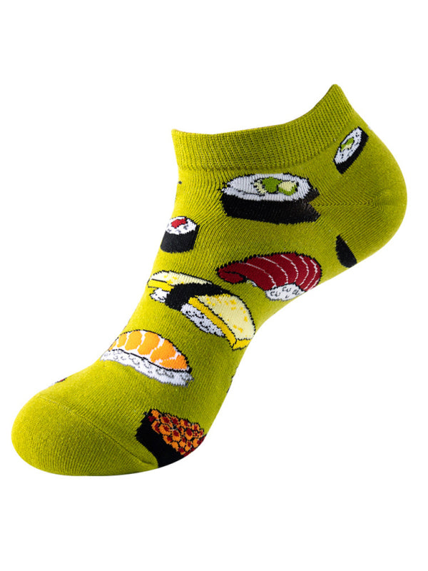 Women's Fun Cartoon Knit Ankle Socks Pattern7 FREESIZE