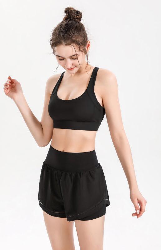 Loose High Waist Yoga Fitness Pants Black